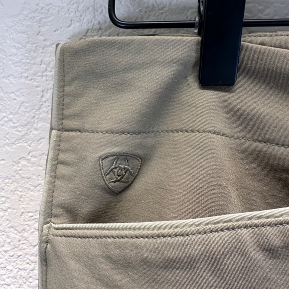 Ariat All Circuit Breeches Women's 36L  Tan Horse riding pants barn equestrian - Picture 8 of 16